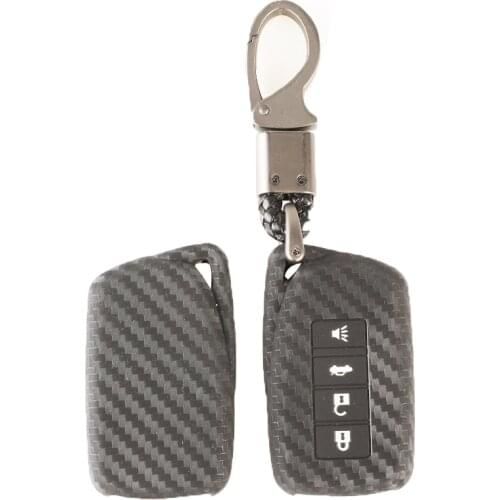 Kutery Silicone Rubber Car Key Cover Case For Lexus NX RX GS IS ES GX LX RC 200 250 350 LS 450H 300H 4Buttons Key Shell Protecor