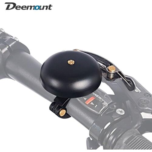 Deemount 55mm Retro Bicycle Brass Ring Anodized Bell Cycling Audio Warning Crisp Sound MTB Road Bike Bell Left Right Hand 85g