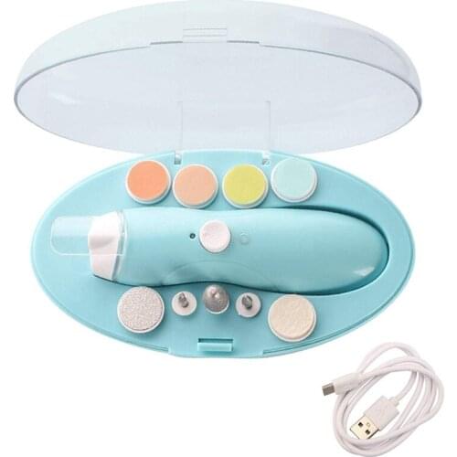 Baby Nail Trimmer Rechargeable, Safe Electric Nail Clippers for Newborn Infant Toddler Kids Toes and Fingernails