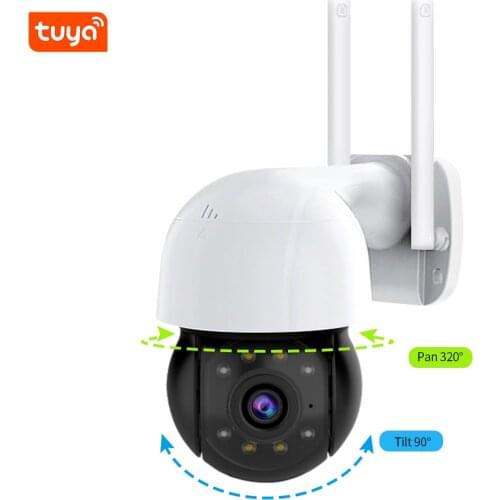 HD 3MP Tuya WIFI IP Camera Smart Auto Track Google Wireless PTZ Outdoor Video Surveillance Motion Detect CCTV Security Kamera