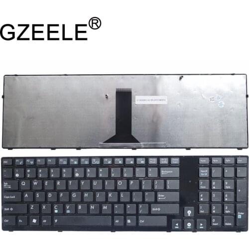 GZEELE New for ASUS K93 K93S K93SM K93SV K95 K95V K95VB K95VJ K95VM keyboard US layout black color laptop keyboard replace frame