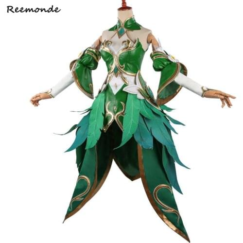 Game Arena Of Valor Cosplay Costume Wang Zhaojun Arwen Princess Fancy Dresses Full Set Uniform Synthetic Wigs Hair Woman Girls