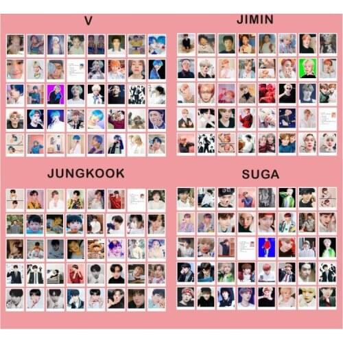 KPOP Bangtan Boys Map Of The Soul LOMO Card Double Sides Photo card JUNG KOOK V JIMIN JIN SUGA J-HOPE JIN RM Fans Collection