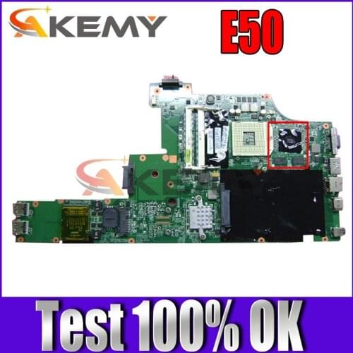 Akemy for Lenovo Thinkpad E50 Laptop Motherboard 63Y1602 04W4461 DA0GC6MB8H0 MAIN BOARD HM55 PGA989 DDR3 free cpu