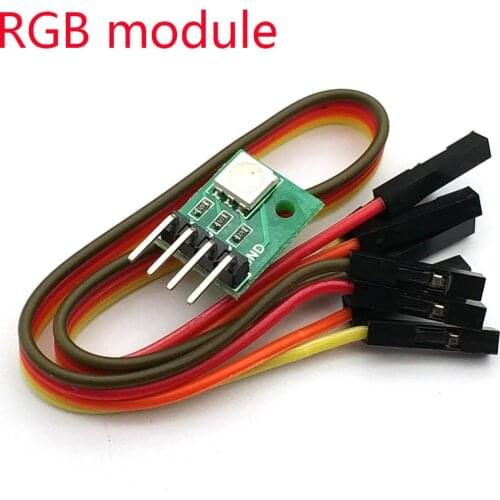 DIY Kit 5050 SMD RGB LED Diodes module for Uno Full Color Tri-color Breakout Board Dupont Wires Cable Electronica 5V