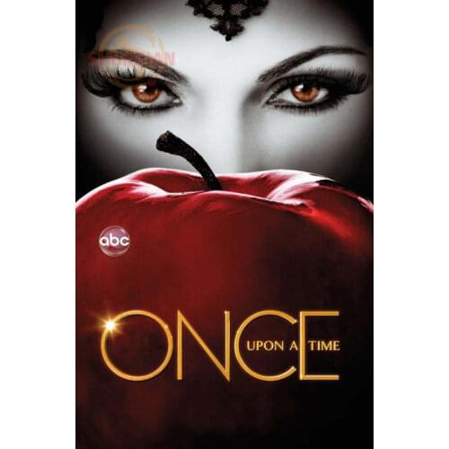 New Once Upon A Time Poster Custom Satin Poster Print Cloth Fabric Wall Poster Print Silk Fabric Print Poster