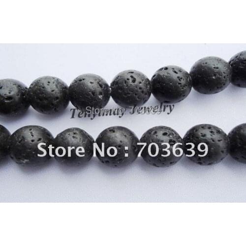Wholesale 10mm volcano stone beads, vesuvianite beads for bracelet necklaces, volcano Lava stone fit jewelry DIY, 16"/strand