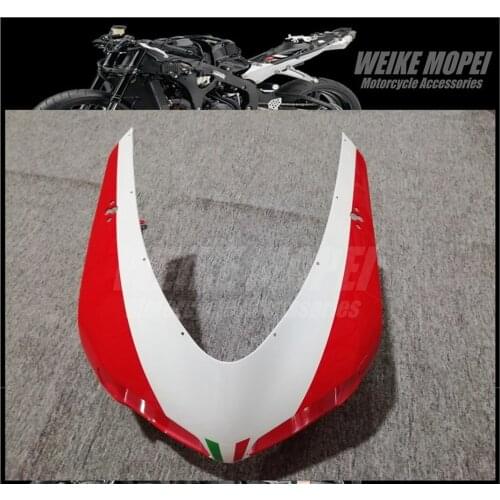 Front Upper Fairing Headlight Cowl Nose Panel Fit For DUCATI EVO 848 1098 1198 2007 2008 2009 2010 2011