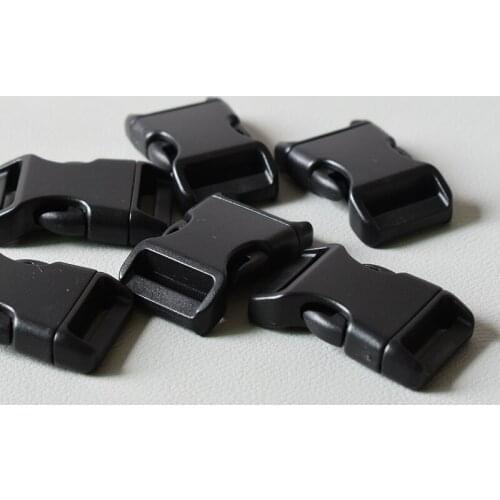 100 pcs/lot Plastic release buckle belt clip 20mm DIY for bag pet dog collar garment sewing accessories