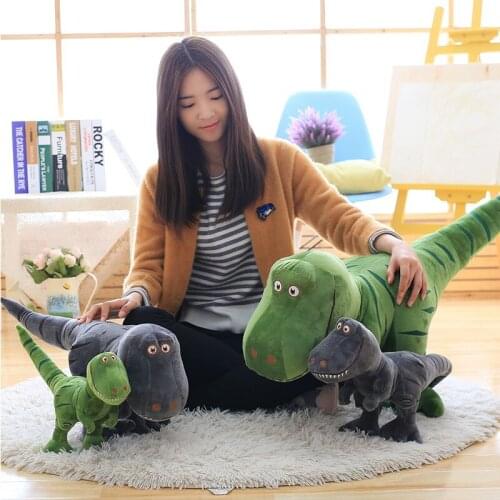 40-100cm New Dinosaur Plush Toys Cartoon Tyrannosaurus Sfot Cute Stuffed Toy Dolls for Kids Children Boys Birthday Xmas Gift