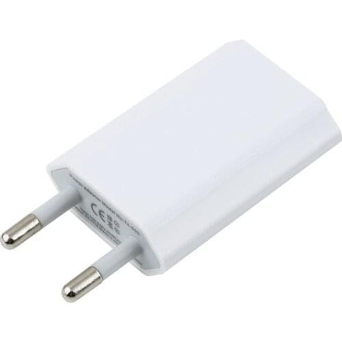 Portable Patented Circuit Board Design USB Mobile Phone Power Home Wall Charger Adapter for iPhone 3G 3GS 4 4S EU Plug
