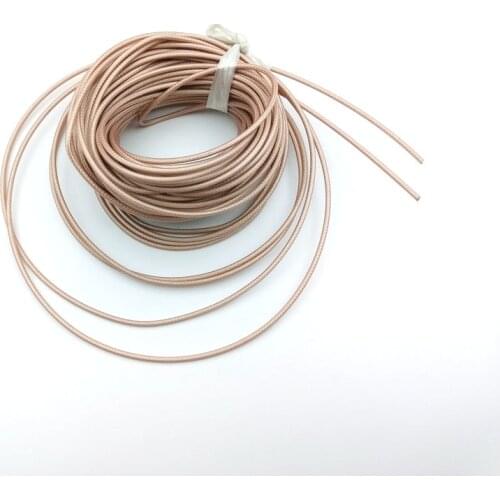50M/100M RF Coaxial Cable 50ohm M17/113 RG316 Single Shielded Resistant to high temperature 250