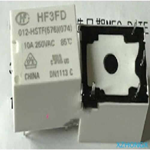 HF3FD-012-HSTF Relay 4-pin 12V 10A HF3FA-012-HTF