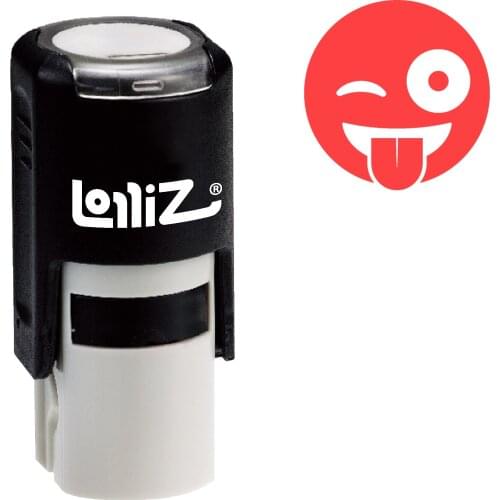 LolliZ "Teasing/Winking" Pre-Inked Rubber Stamp