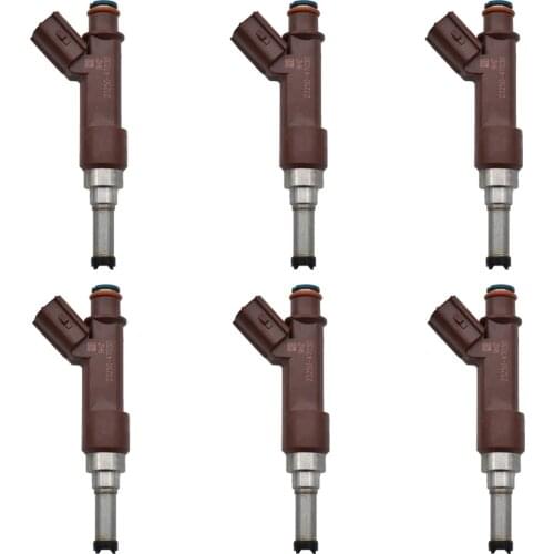 6pc/lot fuel injector 23250-47030 23209-47030 23209-49225 for TOYOTA JP VITZ 2010 / RACTIS 2010~2016 1.3L 1NRFE