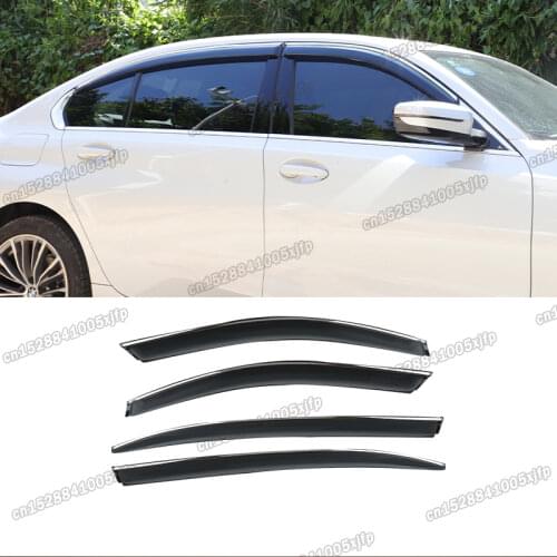 Lsrtw2017 for Bmw 3 Series G20 Car Door Sill Threshold Trims Anti-scratch Itnerior Accessories Chrome 2020 2021
