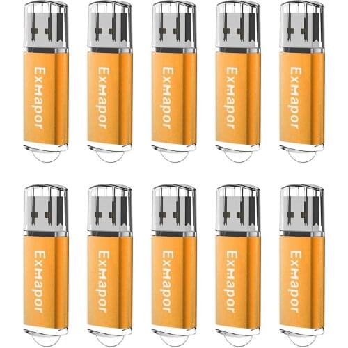 1GB USB Flash Drive 10 Pack,USB Drives 2GB Bulk Memory Stick 4GB Thumb Drives USB 2.0 Pen Drive for Embroidery Sewing Machine