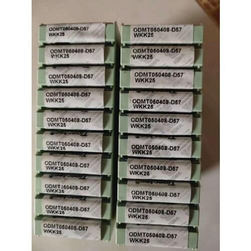 10PCS CARBIDE INSERT ODMT050408-D57 WKK25