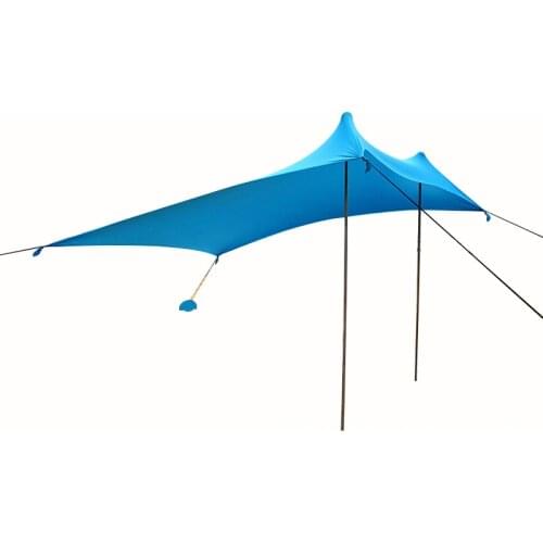 210*170*150cm Sandbag Anchors Lycra Nylon Fabric Aluminum Poles tent-Perfect Sun Shelter Beach Canopy Awning SunShade Beach Tent