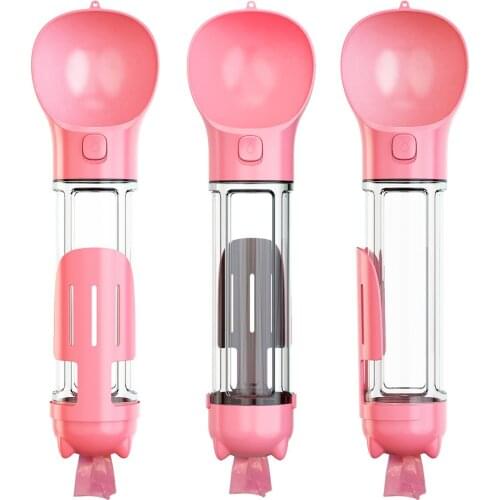 3 in 1 Pet Dog Feeder Bowl for Small Large Dogs Travel Water Bottle Cat Drinking Bowl Outdoor Water Dispenser Feeder Pet Product