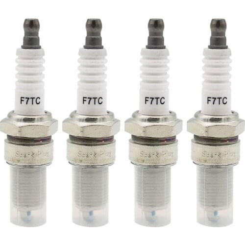 4 pcs spark plug F7TC for engine GX120 GX160 GX200 GX240 GX270 GX340 GX390