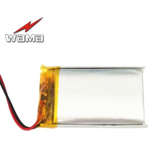 2pcs/lot Wama 103450 1800mAh Lithium Polymer 3.7V Rechargeable Batteries for Bluetooth Speakers Digital MP3 MP4 Cell Phone GPS