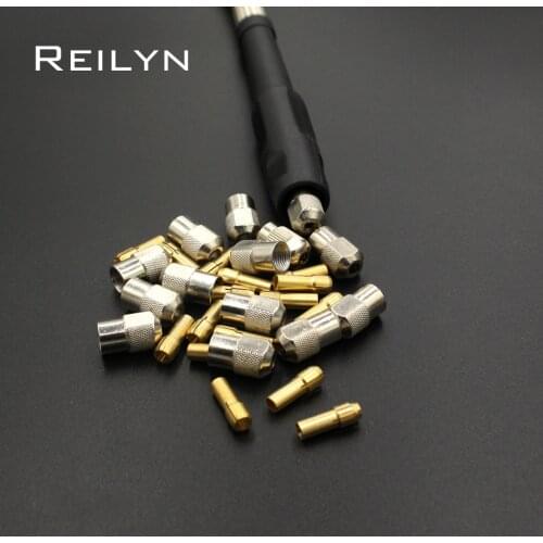 Freeshipping 1 set dremel chuck clamping chuck dremel clamping jaw screw nut M8 3mm for dremel or flexbile shaft tube