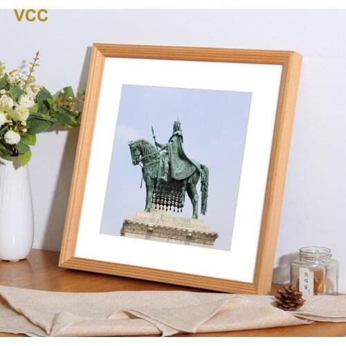 Nordic Wooden Frame For Picture With Plastic Glass Photo Frames for Wall Picture Frames Wall Inclined Plane Poster Frame