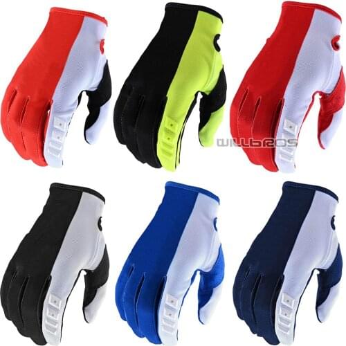 Mountain Bicycle Offroad Mens 20s Solid GP Gloves Motocross Motorbike Motorcycle Racing Gloves