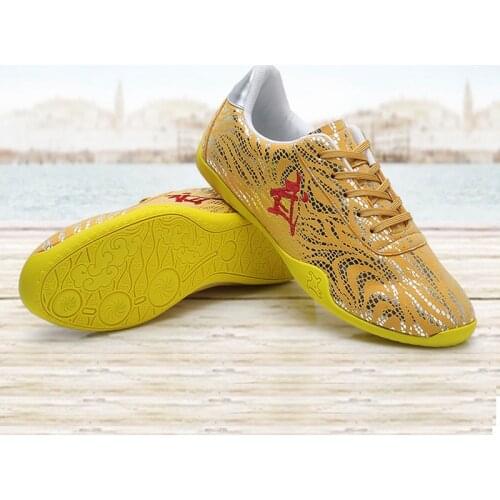 USHINE Quality Sequins Wushu Tai Chi Kungfu Glamorous Shoes Routine Martial Arts Shoes Professional Competition Shoes Men Woman