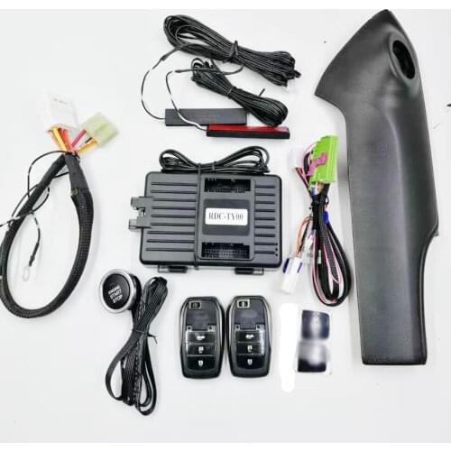 For Toyota Prado 2018-2021 Car Engine Push Button To Start Stop Remote Key Start Stop Keyless Entry with Panel Plug and Play