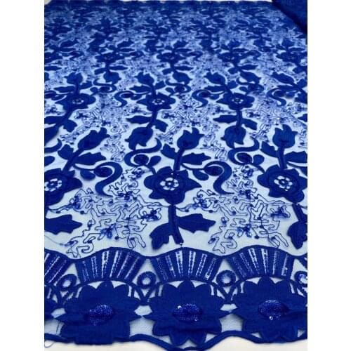 5yards/pc) Newest 3D flowers embroidered French net lace with sequins soft African milk mesh lace fabric for party dress FZZ087