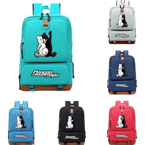 Fashion Danganronpa Backpack Mochila Backpacks Women Men Laptop Bagpack Bookbag Travel Bagpack School Bags