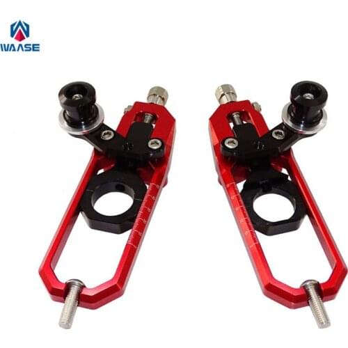Waase For Suzuki GSXR 1000 2009 2010 2011 2012 2013 2014 2015 2016 Left & Right Chain Adjusters with Spool Tensioners Catena
