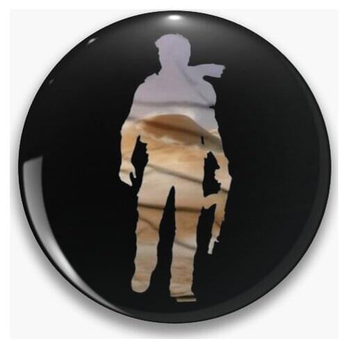 Uncharted Character Gift For Fans Gamer Soft Button Pin Metal Jewelry Cartoon Funny Lapel Pin Women Badge Gift Lover Clothes