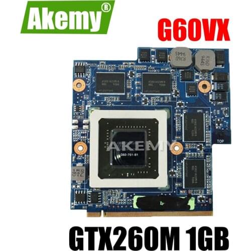 P/N 60-NV3VG1000-D01 GTX260M GTX 260M 1GB DDR3 MXM Laptop notebook VGA Video Card For Asus G60VX G51VX G50VT G50V 08G2015GT21I