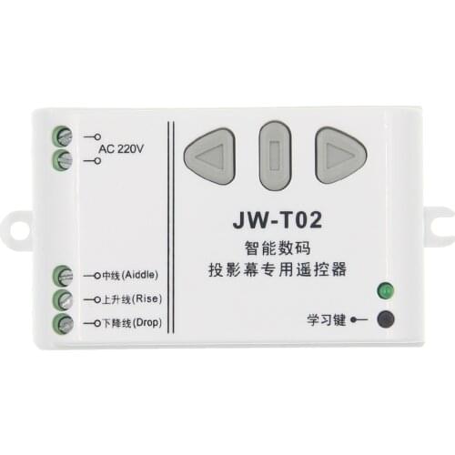 AC 220V Motor Control Switch Shutters Projection Screen Forwards Reverse Up Down Stop Wall Manual Button Controller 500W
