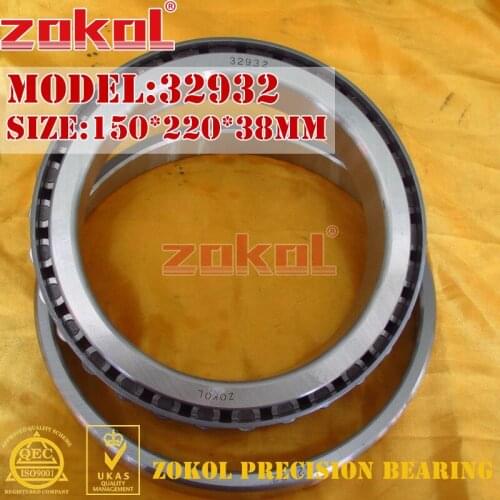 ZOKOL bearing 32932 2007932E Tapered Roller Bearing 150*220*38mm