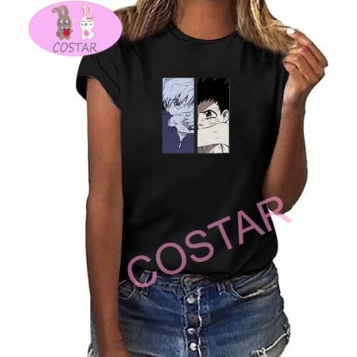 COSTAR Hot Anime Hunter X Hunter GON FREECSS Killua Zoldyck Printed Soft Wearing Fashion T-shirt Harajuku Unisex Tees