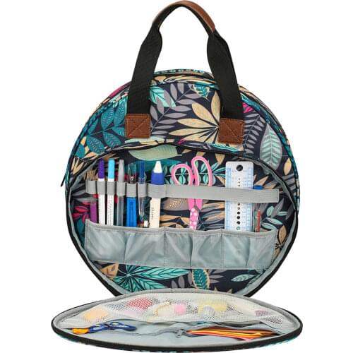 Portable Knitting Storage Bag Embroidery Crochet Tools Durable Sewing Knitting Needles Thread Hooks Holder Organizer