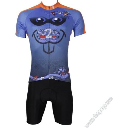 The funny mice sports Jersey for fun blue cycling clothes Anti Pilling for mens plus size summer coolest