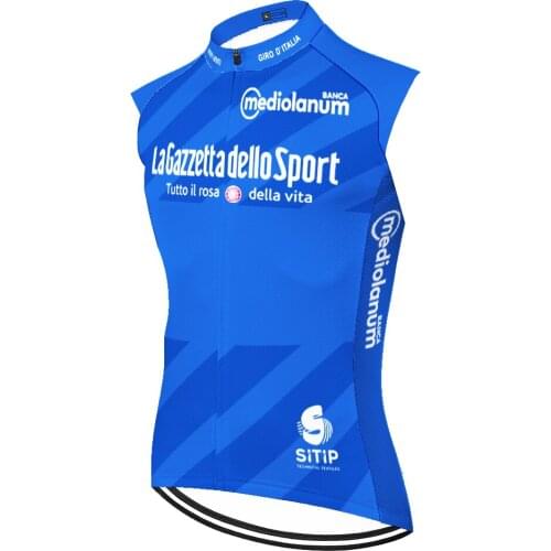 New 2021 Tour De Italia Italy sleeveless cycling jersey 01
