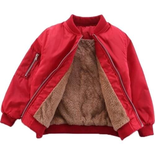 2020 Winter Girls Jackets Woolen Coats Kids Warm Outerwear Spring Girl Zip Jacket 4-12 Years Children Clothing Coats Outerwear