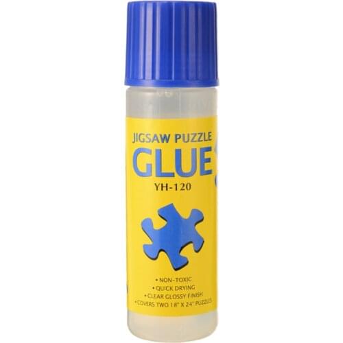 120ml Safe Eco-friendly Glue Jigsaw Puzzle Conserver Self Apply Non-Toxic Fast Dry for Preserving Puzzles Sticking Papers Tools