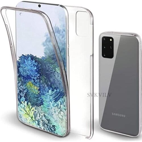 360 Clear Full Body Case for Samsung Galaxy A21S A01 A11 A31 A41 A51 A71 4G S20 Note 20 Plus Ultra Drop-proof Soft Crystal Cover