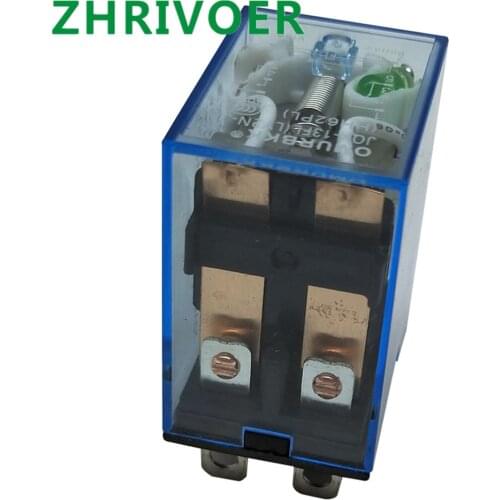 1Pc LY2NJ HH62P HHC68A-2Z Electronic Micro Mini Electromagnetic Relay 10A 8PIN Coil DPDT With Socket Base DC12V,24V AC110AC220V