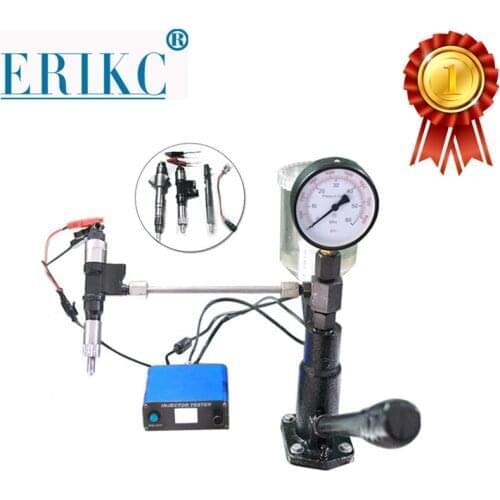 ERIKC Electronic Fuel Injector Tester Plus Nozzle Tester Heavy Duty Diesel Injector Fuel Injectiorn Test Equipment E1024008