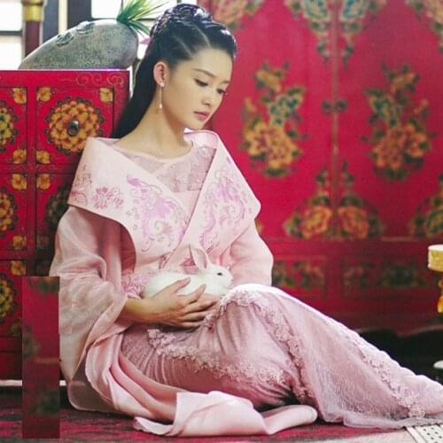 Princess YuanChun 3 Designs Costume Hanfu Fairy Women Costume for Newest TV Play Princess Agents Legend of ChuQiao Women Hanfu