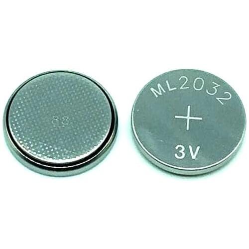 Lot 2pcs ML2032 3V Li-Ion Lithium Rechargeable Coin Cell Button CMOS BIOS Battery Replacement CR2032 LIR2032 Batteries
