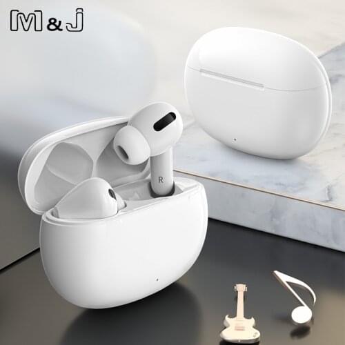 M&J TWS Bluetooth 5.1 Earphones Wireless Earbuds 9D Stereo Sound Noise Reduction Gaming Headphones Waterproof Headsets With Mic